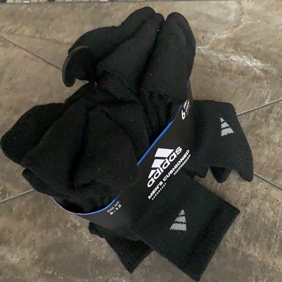 6 pairs socks set Adidas Men’s Cushioned Crew - Picture 5 of 14